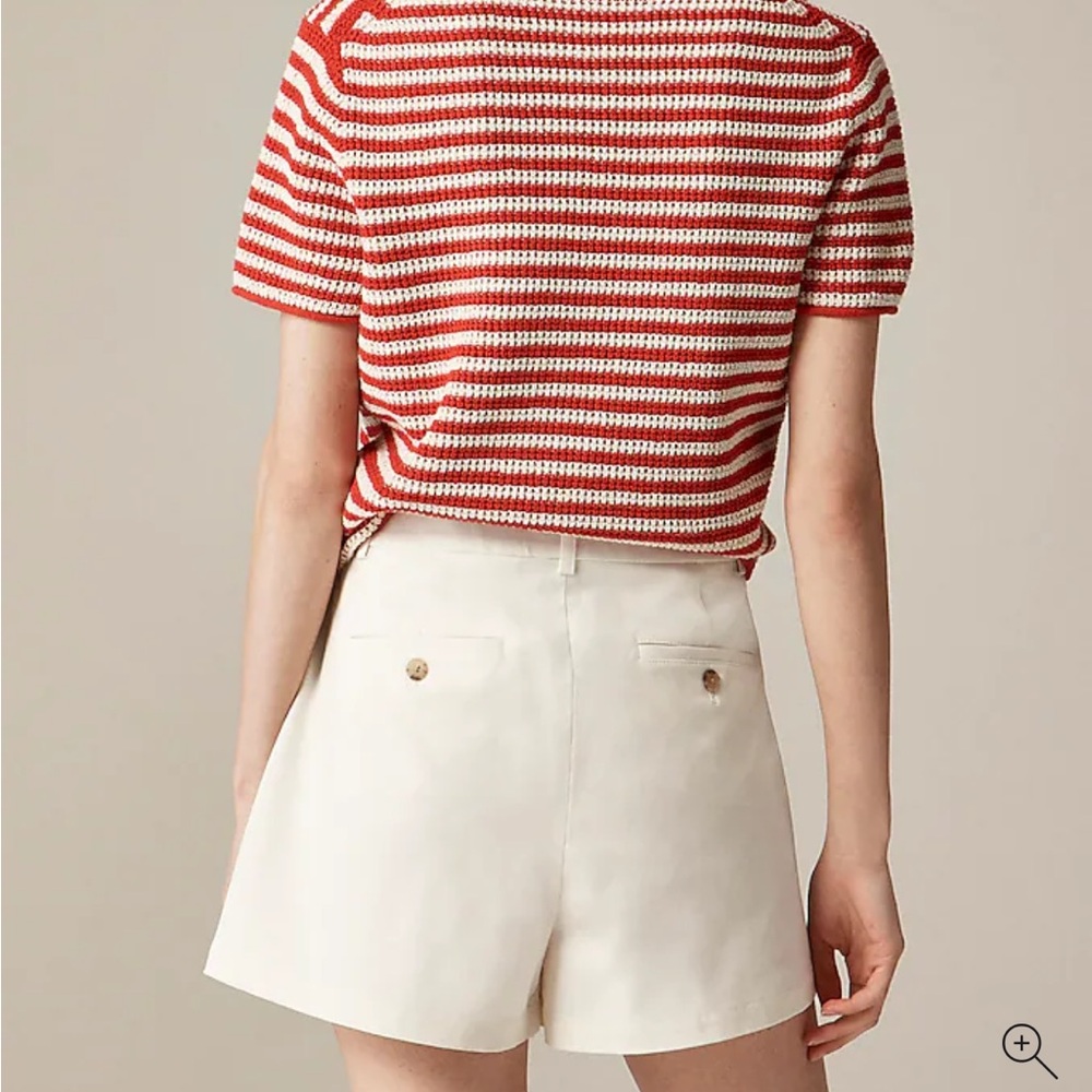 NWT J.Crew Wrap-front skort in bi-stretch cotton blend (size 10) - Picture 2 of 12